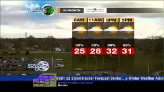 Your midday forecast and road condition report