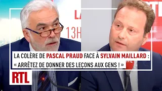 La colère de Pascal Praud face à Sylvain Maillard