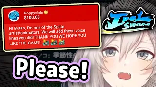 Botan Notices Superchat From "Idol Showdown" Animator About Changing Her Voice Lines【Hololive】