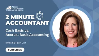 Cash Basis vs. Accrual Basis Accounting | Alloy Silverstein