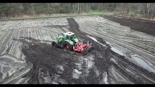 fendt 700 cultiveren onder natte omstandigheden