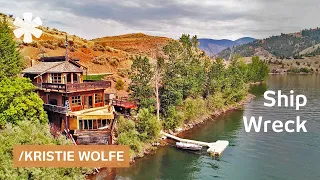 Kristie Wolfe restores boat-shaped cabin in forsaken lake