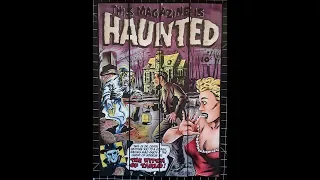 Haunted Magazine Coloring using Prismacolor Markers