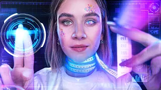 📐 АСМР ИЗМЕРЮ АНДРОИДА 🤖 Sci Fi Ролевая игра asmr measuring android