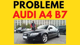 Audi A4 B7 cabrio, o analiza a PROBLEMELOR aparute in TIMP