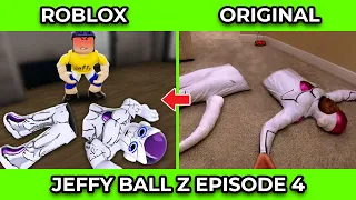 SML Movie vs SML ROBLOX: Jeffy Ball Z Episode 4 ! Side by Side