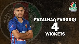 Fazalhaq Farooqi's 4 wickets Against Bangladesh || 1st ODI || Afghanistan tour of Bangladesh 2022