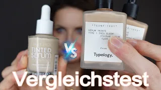 Typology Tinted Serum vs Catrice Nude Drops I Schlägt die Drogerie das franz. Traumprodukt?