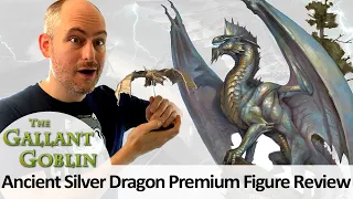 Ancient Silver Dragon Premium Figure Review - Elemental Evil - D&D Icons of the Realms Minis