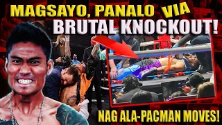 👊🇵🇭Magsayo Panalo Via Brutal Knockout! MARK MAGSAYO VS ISAAC AVELAR