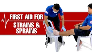 The Difference and First Aid for Strains and Sprains #BeALifesaver