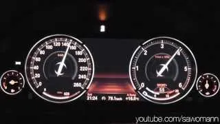 2014 BMW 535d xDrive Touring 313 HP 0-100 km/h & 0-100 mph Acceleration GPS