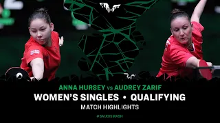 Anna Hursey vs Audrey Zarif | WS Qual | Saudi Smash 2024