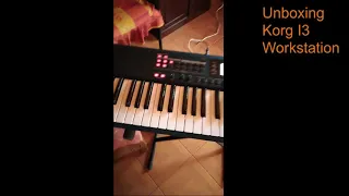 Unboxing Keyboard Korg I3 (from Chile)