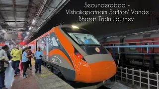 Secunderabad - Vishakapatnam Reverse Saffron ♥️ Vande Bharat Express || Inauguration Short  Journey