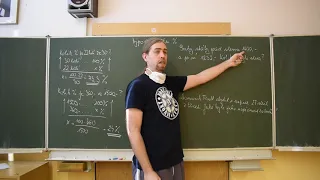 Matematika 7. ročník - výpočet počtu procent