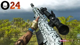 Call of Duty Warzone Pacific Season 4 Solo 24 kill HDR Gameplay PS5(No Commentary)