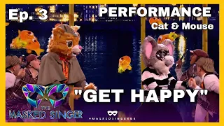 Ep. 3 Cat & Mouse Sings "Get Happy" | The Masked Singer UK | Season 4