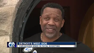 Police: Carjacking victim fatally shoots one of two carjackers on Detroit's west side