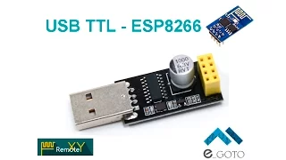 USB TTL to ESP8266-01