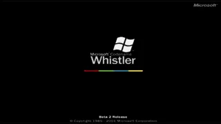 Windows Whistler Beta 2  F a k e  startup sound