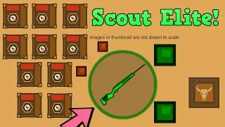 Surviv.io New Scout Elite Sniper Rifle In Desert Rain!!! + 11 Airdrops and 18 Kill Solos!