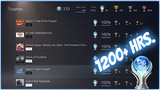 What 1,250 Hours Of Platinum Trophy Hunting Looks Like