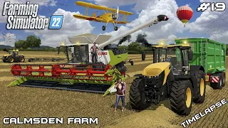 Harvesting 8 hectares of OATS w CLAAS Trion 750 | Calmsden Farm | Farming Simulator 22 | Episode 19