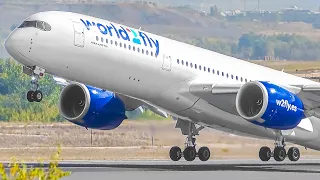 30 BIG PLANE TAKEOFFS from UP CLOSE | Madrid Barajas Airport Plane Spotting [MAD/LEMD]