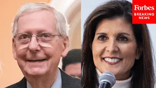 Nikki Haley Reacts To Mitch McConnell Stepping Down As Republican Senate Leader
