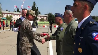 ალექსეევკას სამხედრო აეროდრომზე ქართული ავიაციის დღე აღინიშნა