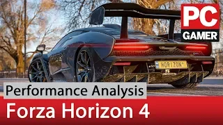 PCGamer Forza Horizon 4 performance analysis