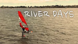 River Days - Windfoiling - Swan River, Perth, Western Australia 2020.