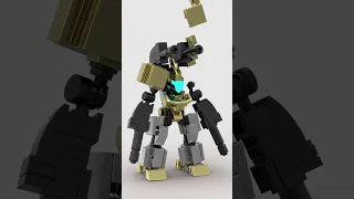 LEGO Mech: TriStar Sentry C.A. Class 🤖 Satisfying Building Animation #shorts #legomech #legomoc