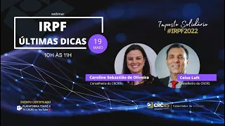 [Webinar] IRPF - Últimas dicas