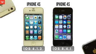 iPhone 4S iOS 6.1.3 vs iOS 8.4.1 Speed Test 2022