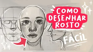 COMO DESENHAR ROSTO FÁCIL