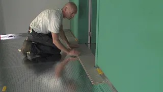 Balterio Laminate Flooring Installation Video in a Doorway