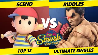 Tokyo SBC - Riddles (Kazuya) Vs. Scend (Ness) Smash Ultimate - SSBU