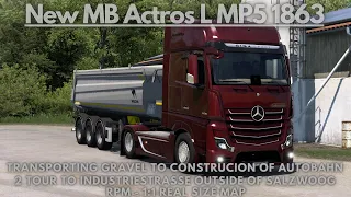ETS2 – Ep.95 | Münchweiler to Salzwoog (D)| Actros MP5 24’ | Construction Side | Real Operations RPM
