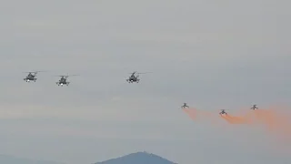 6 Ship Helicopter Flypast Mil Mi 171S & Mil Mi 35 from the Czech Air Force at Ostrava NATO Days 2012