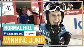 Eva Pinkelnig | Women's Normal Hill | Zao | 1st place | FIS Ski Jumping