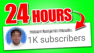 0 ➜ 1,000 Subscribers in 24 Hours: Here's the Secret (EASY STRATEGY)