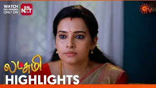 Lakshmi  - Highlights | 09 April 2024  | New Tamil Serial | Sun TV