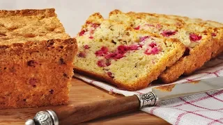 Cranberry Orange Bread Recipe Demonstration - Joyofbaking.com