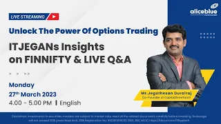 ITJEGAN's Insights on FINNIFTY & LIVE Q&A | LIVE - English | Alice Blue