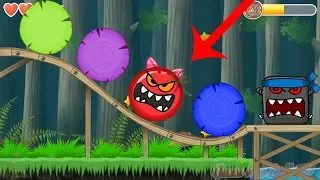 BABY TOMATO BALL RED BALL 4 THE FOREST BOSS FIGHT ! PERFECT