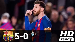 Barcelona Vs Sevilla 5-0 - All Goals  21/04/2018 HD