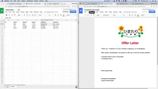 Tutorial: SpreadSheet to GoogleDoc