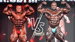 Nick Walker VS Brandon Curry Comparison at 2022 Mr. Olympia #hadichoopan #bigramy #cbum